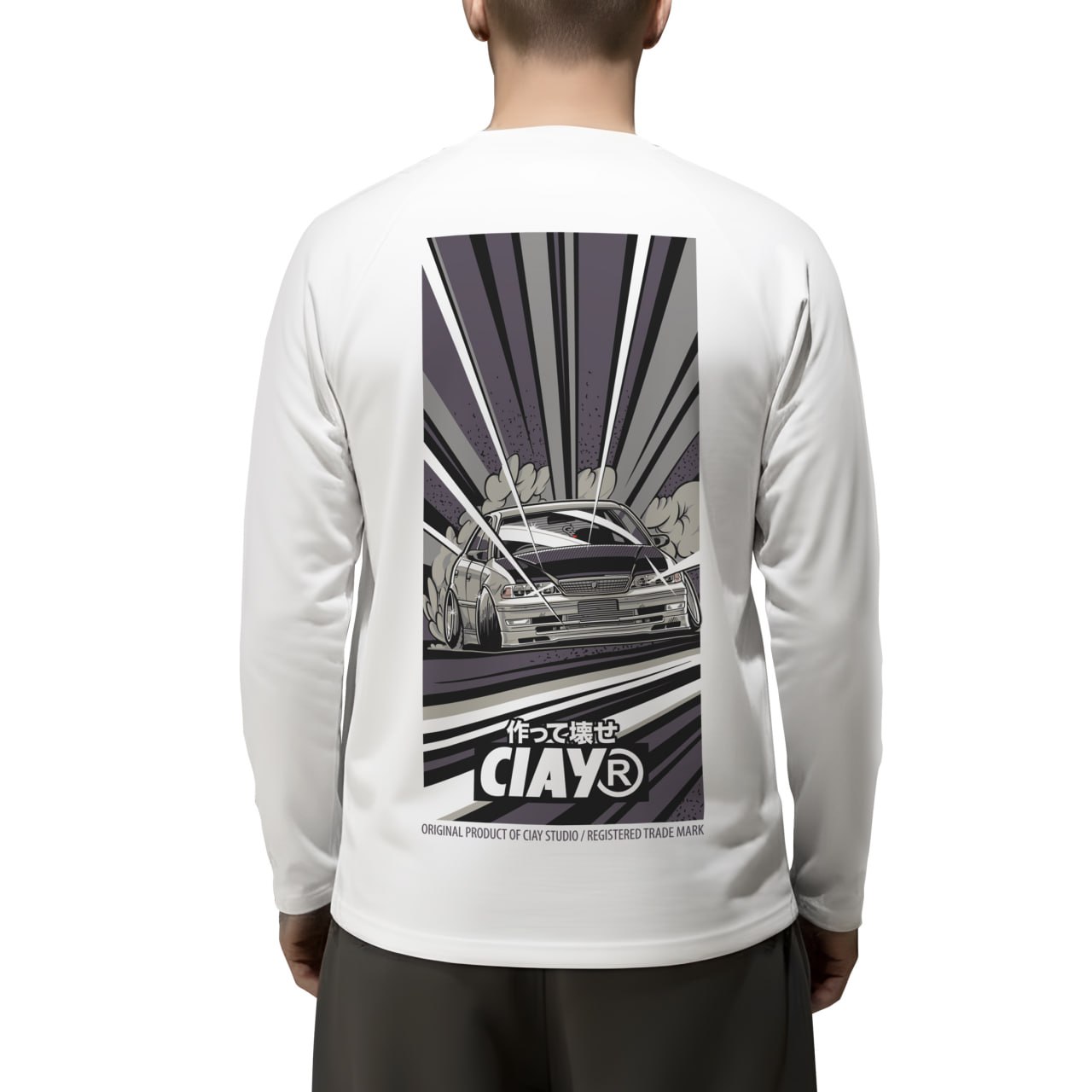 Лонгслив Mark attack wht