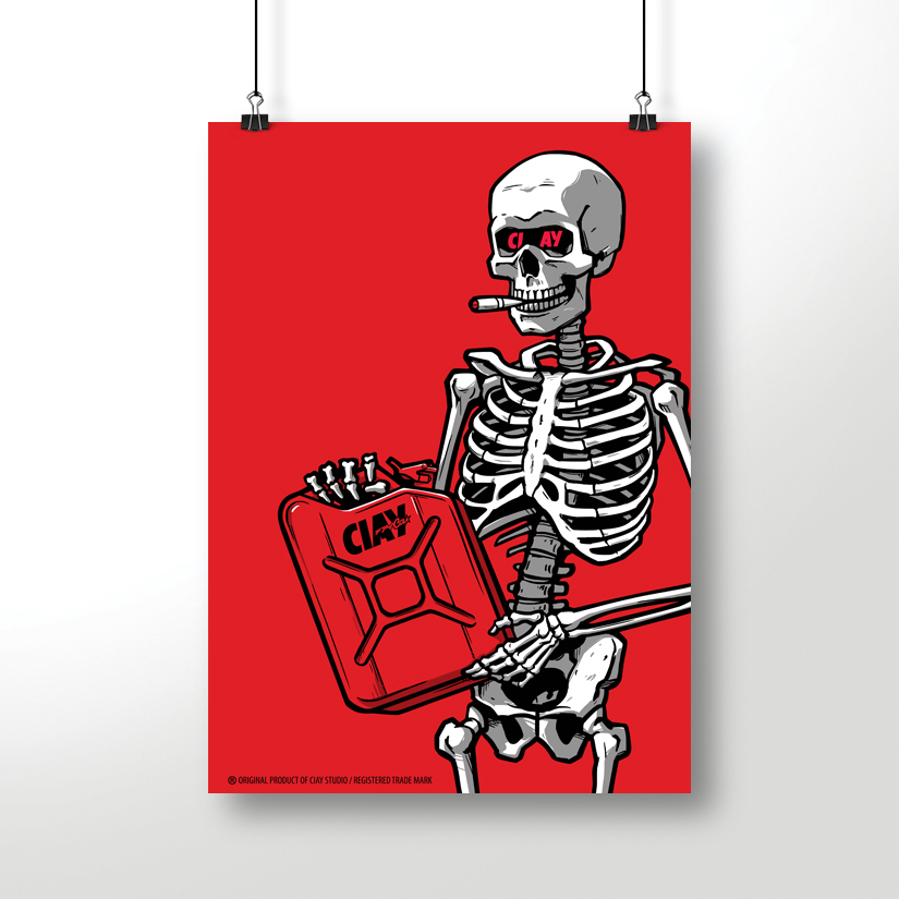 Постер CIAY Tank Skull