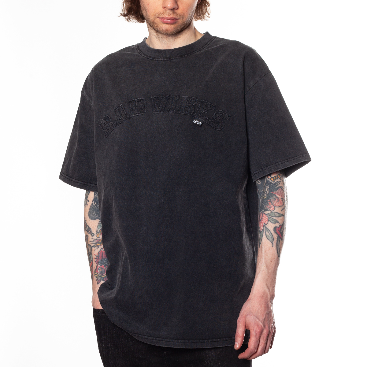 Футболка BAD VIBES stw blk oversize
