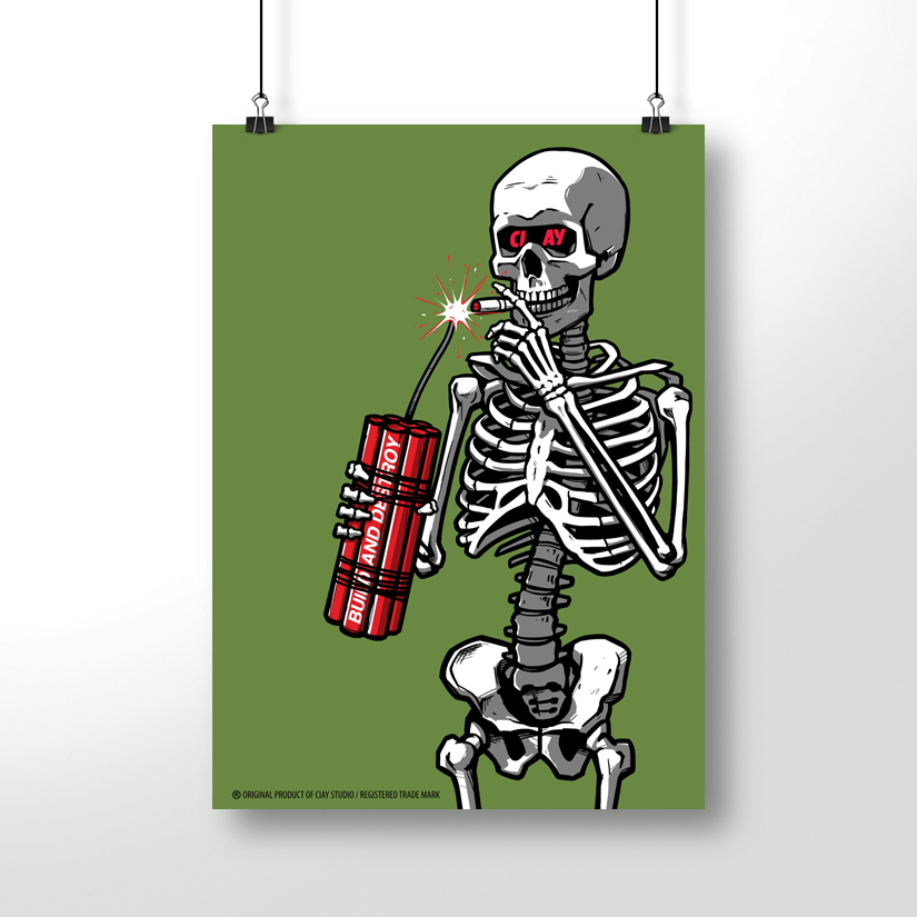 Постер CIAY Dynamite Skull