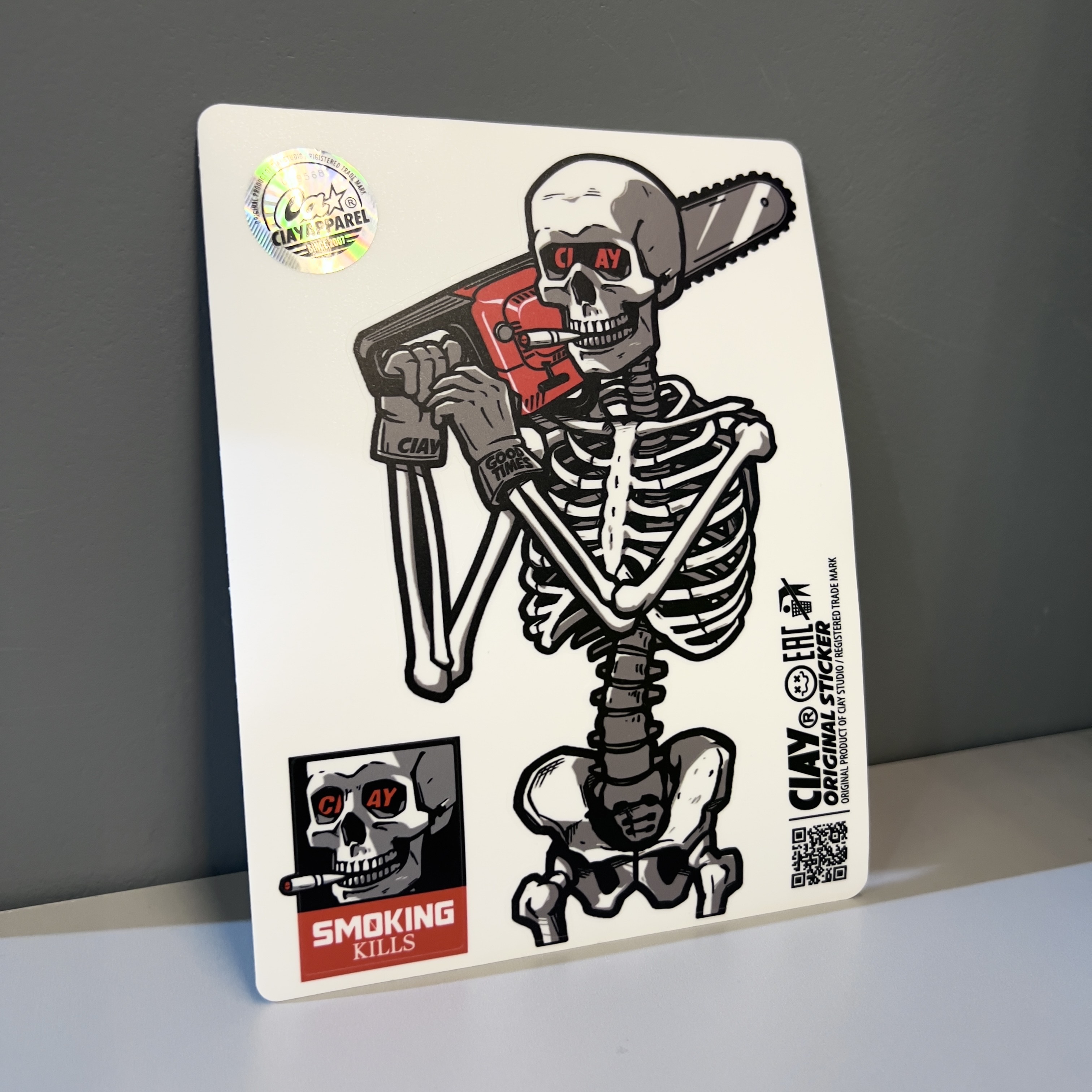 Стикер CIAY Saw Skull