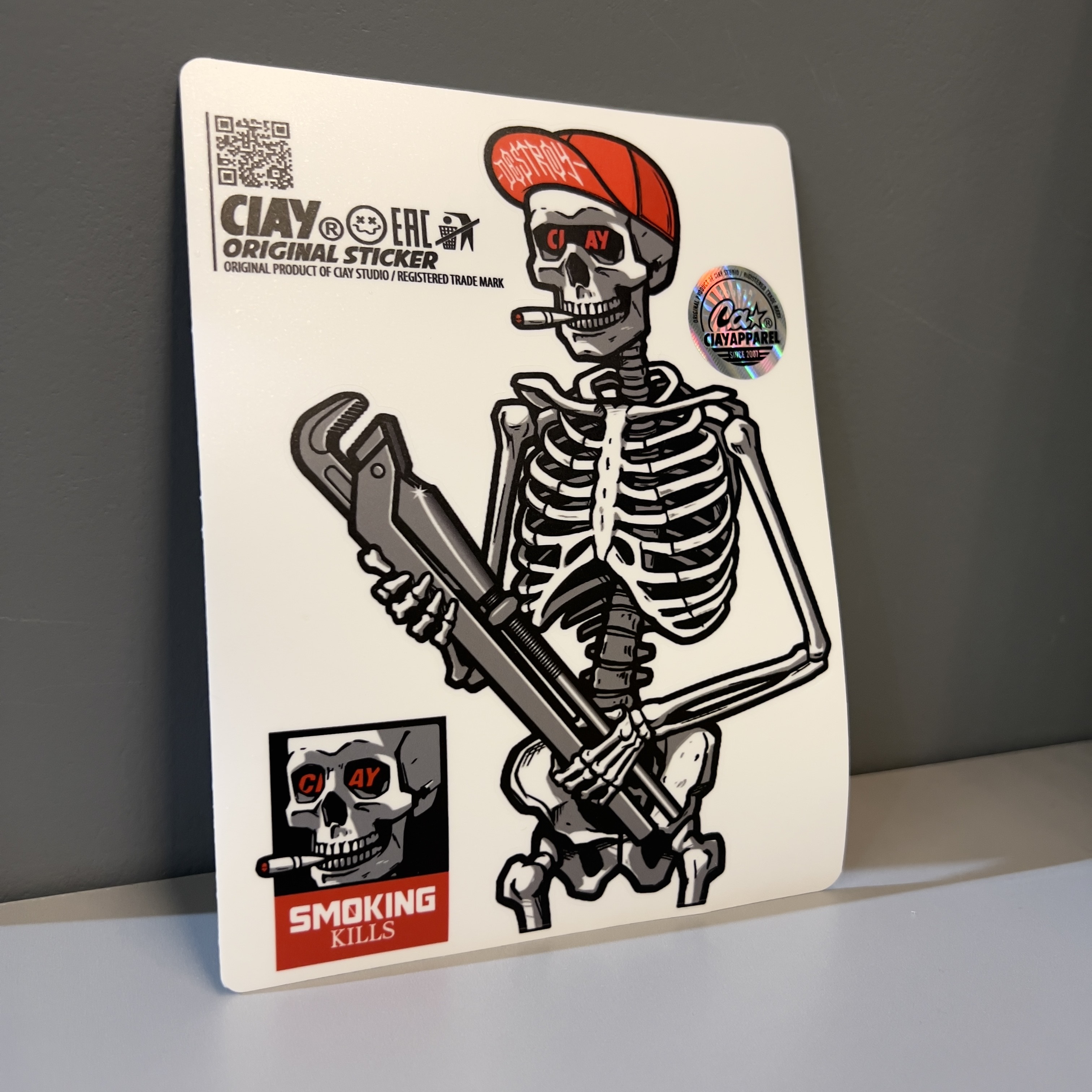 Стикер CIAY Wrench Skull