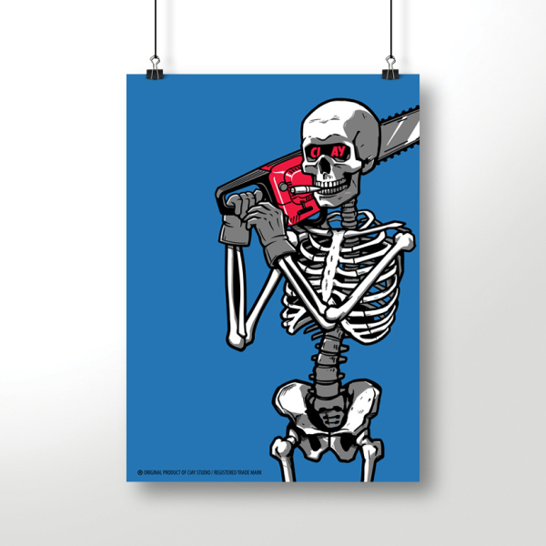 Постер CIAY Saw Skull