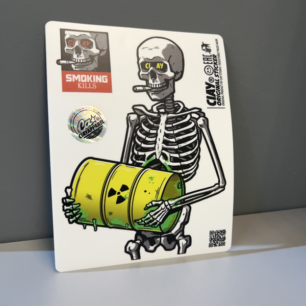 Стикер CIAY Radio Skull