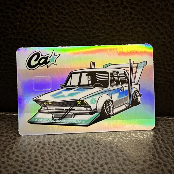 Стикер для банковской карты Bosozoku holo
