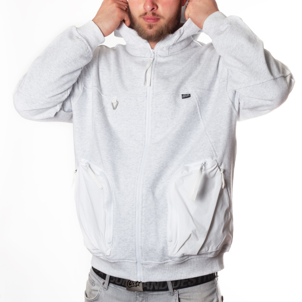 Худи Flash back zip gry