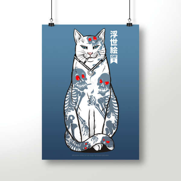 Постер CIAY Tattoo Cat