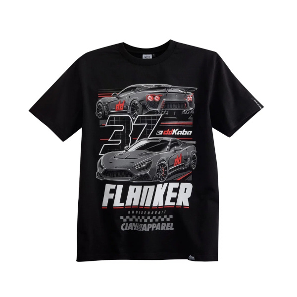 Футболка DDKaba Flanker blk