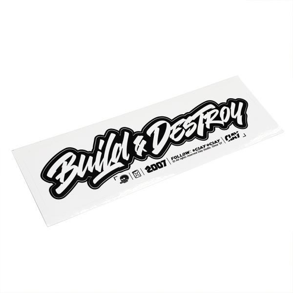 Стикер CIAY Build&Destroy