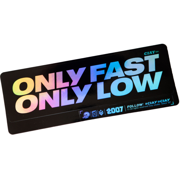 Стикер CIAY Only fast prism