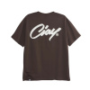 Футболка Tag logo oversize brn