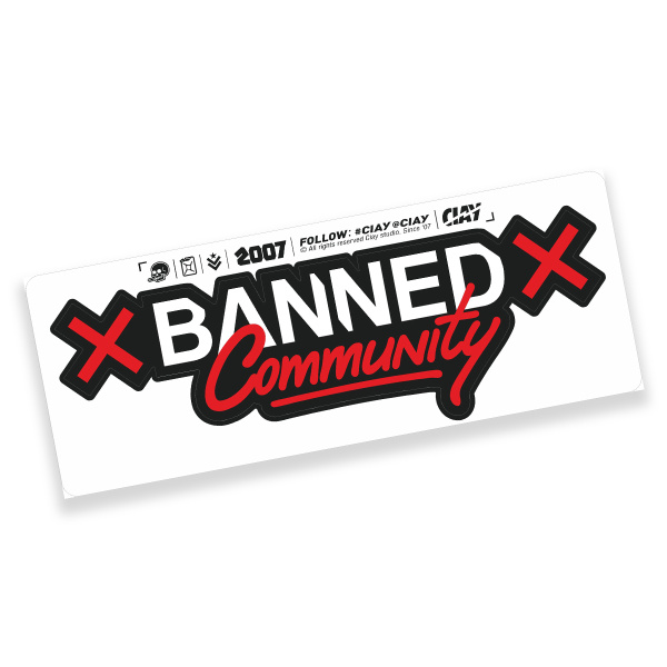 Стикер CA Banned Community
