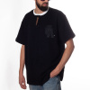 Футболка Tall zip blk