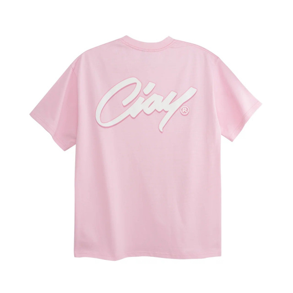 Футболка Tag logo oversize pnk