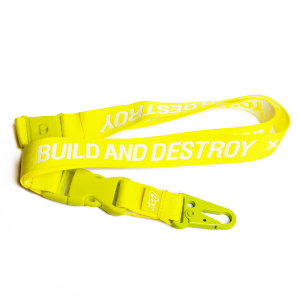 Ланъярд CIAY Build&Destroy neon
