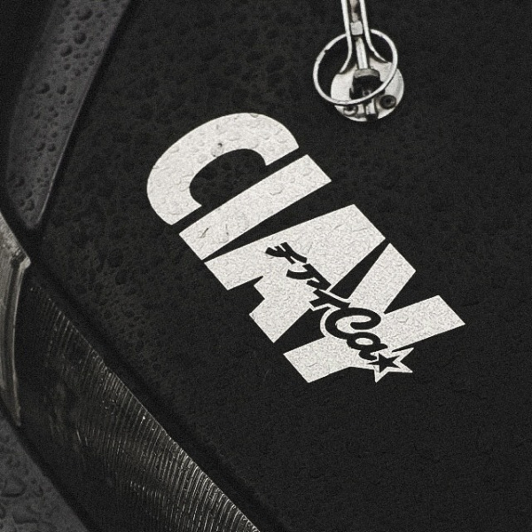 Стикер CIAY font White