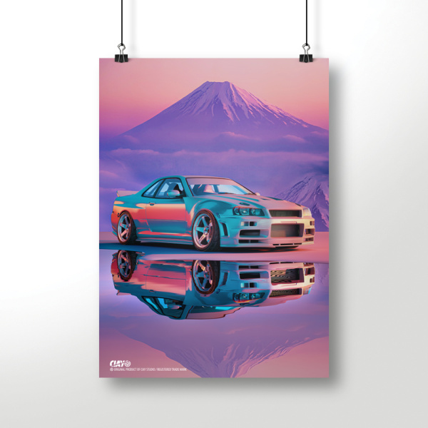 Постер R34 hex